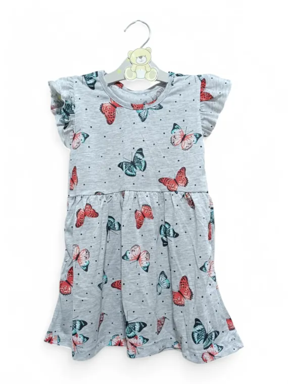Rochita de vara pentru fetite, model Summer, fluturi Rochita de vara pentru fetite, model Summer, fluturi