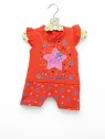 Summer jumpsuit for baby girls, made of cotton, Star model