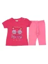 Compleu de vara pentru bebe fetite, model cat