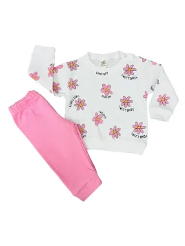 Baby girl outfit, floral blouse