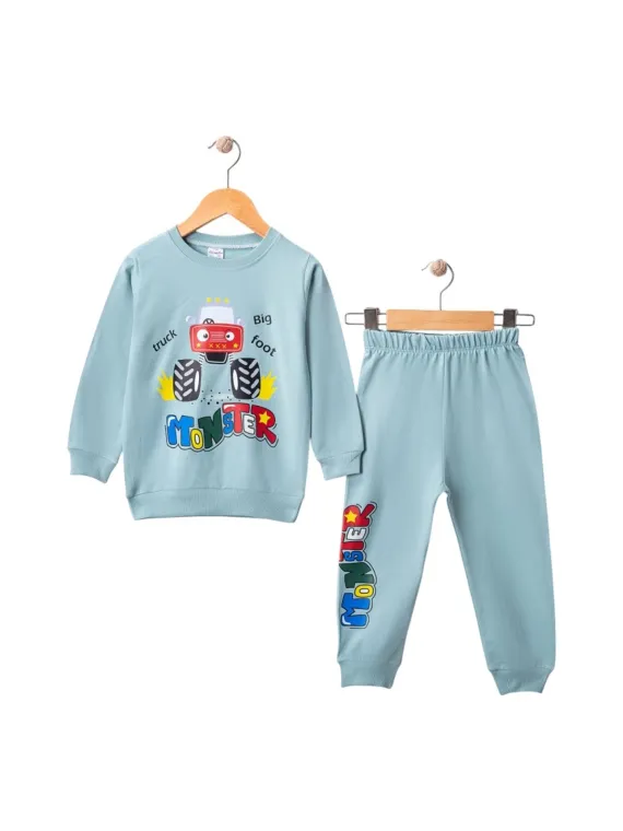 Trening baieti, Monster Truck, verde