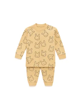 pijama-copii-capse-imprimeu-iepuras-galben-ministyle-4958