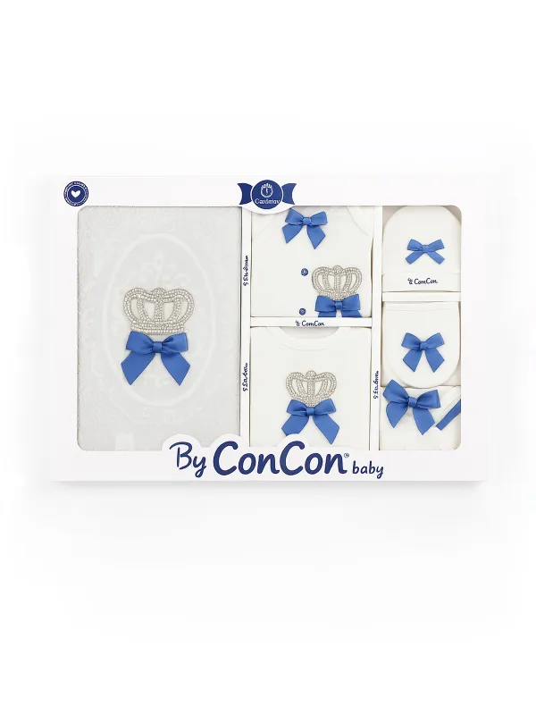 Newborn set for baby boy 0-3 months, Baptism kit, 10 pieces