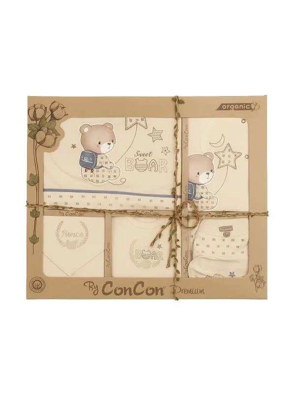 Unisex baby baptism set 10 pieces organic cotton