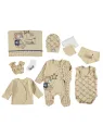 Trusou botez bebelusi unisex 10 piese bumbac