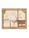 Trusou bebelusi din bumbac organic, unisex, Snowman, bej