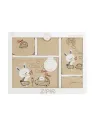 Set cadou bebelusi unisex, 10 piese, bej