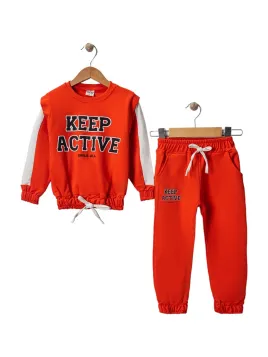 Trening Fete Rosu Keep Active - 2 piese