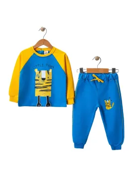 Trening Bebelusi Baieti, albastru galben, Little Tiger - ministyle