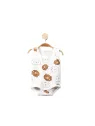 White bodysuit with teddy bears for babies