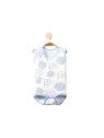 Body maiou bebe alb cu ursuleti bleu adorabili