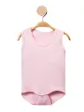 Body maiou bebe roz basic din bumbac moale