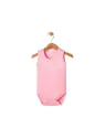 Body maiou bebe fetite roz basic din bumbac moale