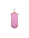 Body maiou bebe roz basic din bumbac fin