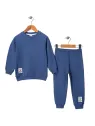 Trening copii oversize albastru model BASIC 3-6 ani