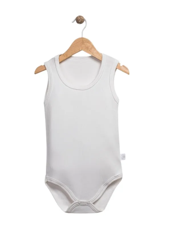 Body maiou bebe alb-ministyle
