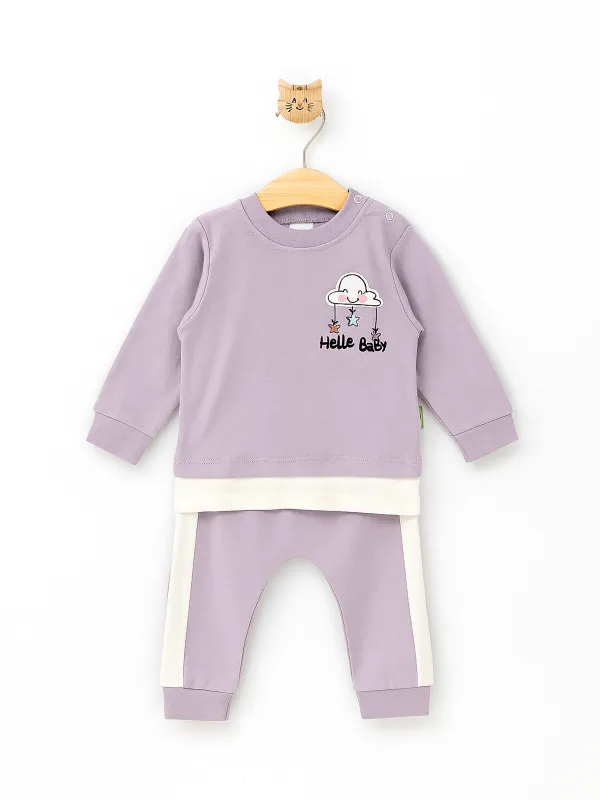 Compleu bebelusi Hello Baby mov 3-18 luni