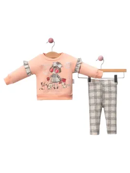 Baby girls' tracksuit, padded, Fashionista model
