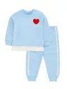 Trening bebelusi I Love Mom Dad bleu 3-12 luni