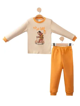 Children's tracksuit Feel Good yellow cotton 2-4 years