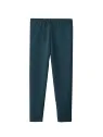 Green leggings for girls 5-8 years old, basic and comfortable