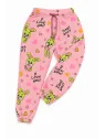 Girls' pink bunny tracksuit bottoms 5-8 years