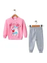Pink baby girls tracksuit, Miss Lazy model