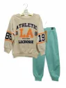 Trening baieti albastru, model LA Athletics, 2 piese