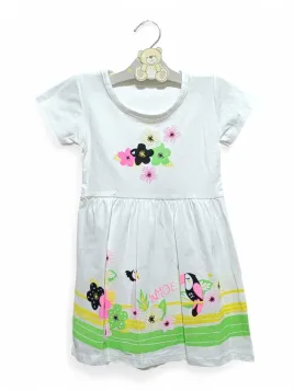 Rochie vara fetite alba model Amore, lejera